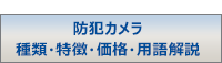デジタルセキュリティ 監視カメラ種類・特徴・価格・用語解説